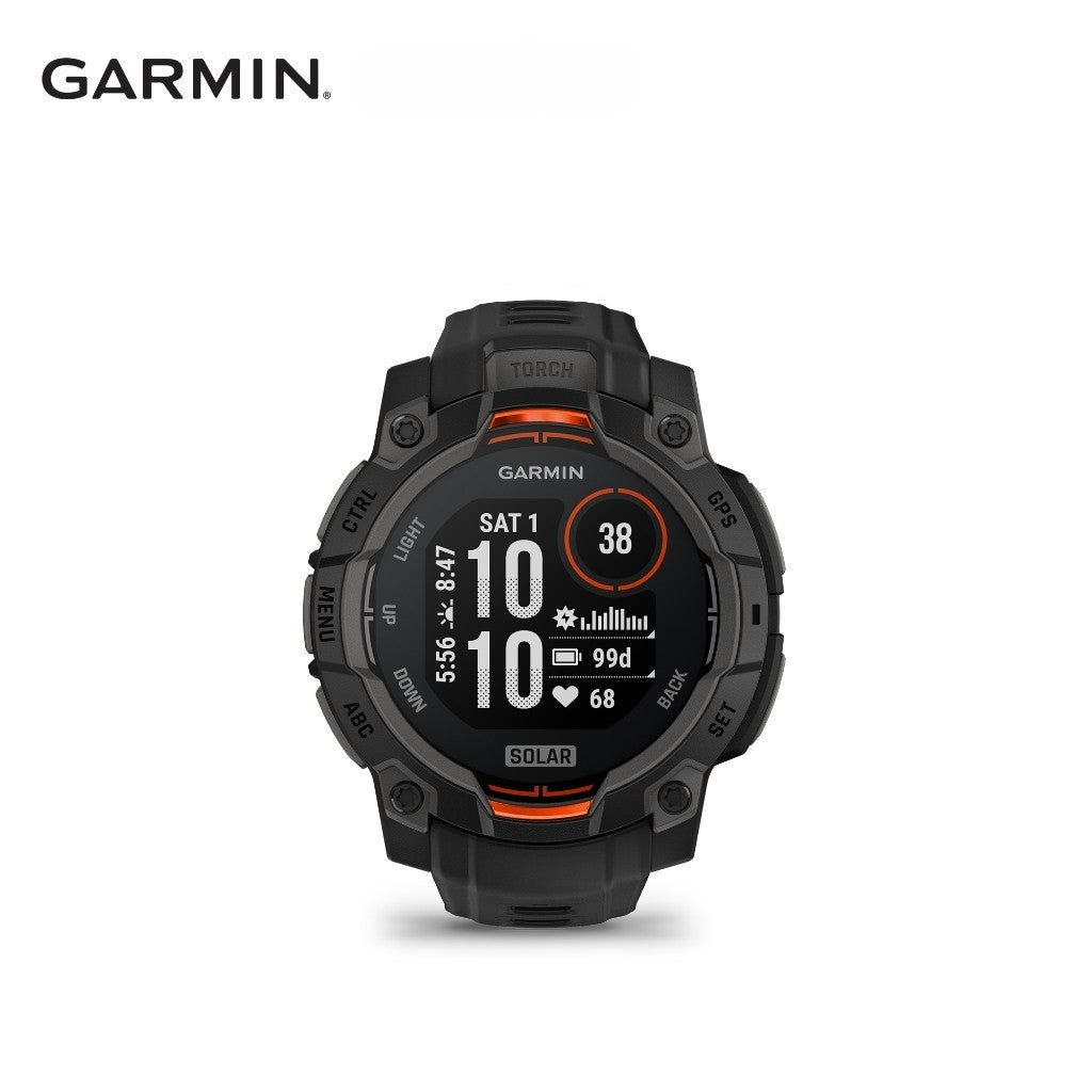 [2 Years Warranty] GARMIN Instinct 3 (Solar / Normal) - Rugged GPS Smartwatch
