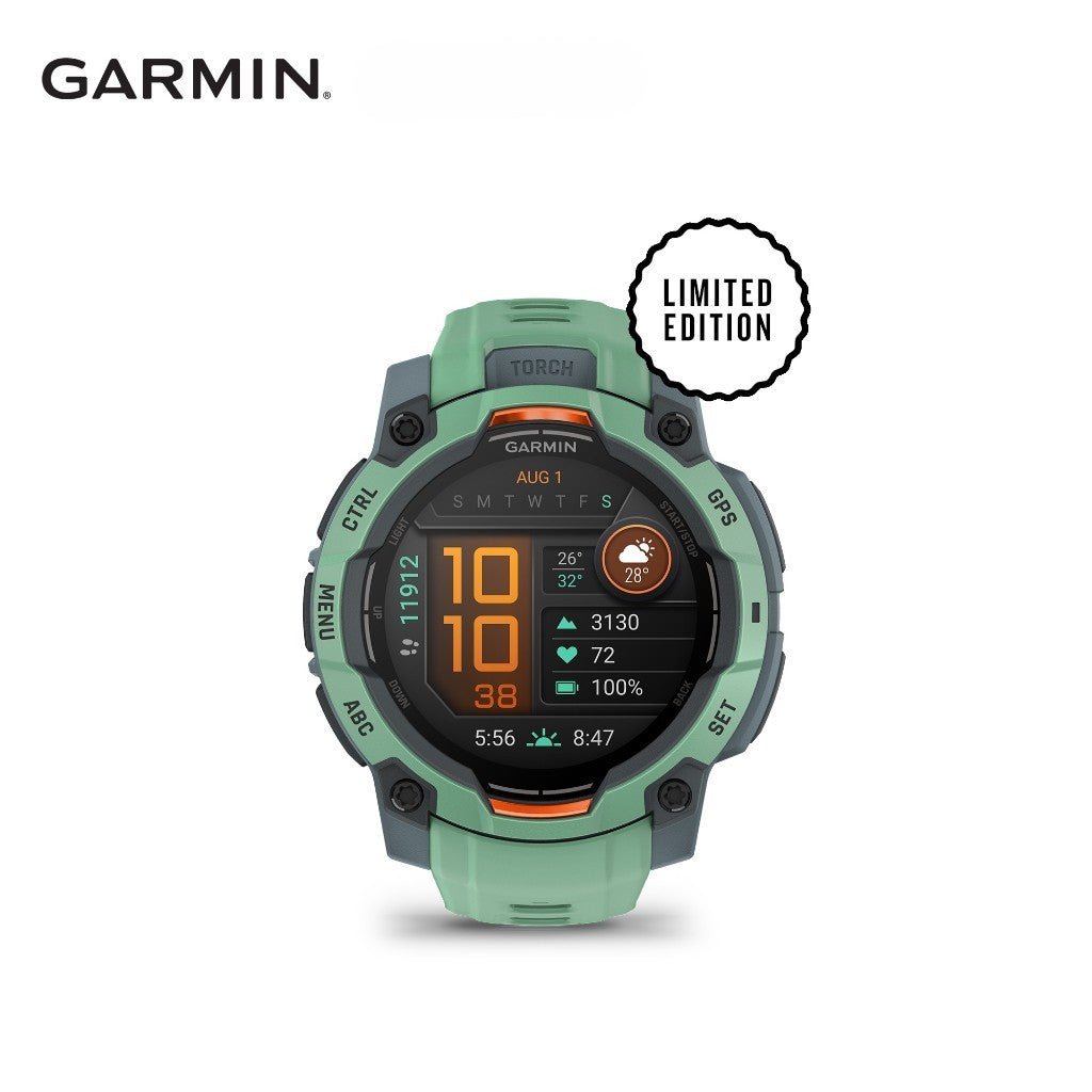 [2 Years Warranty] GARMIN Instinct 3 (Solar / Normal) - Rugged GPS Smartwatch
