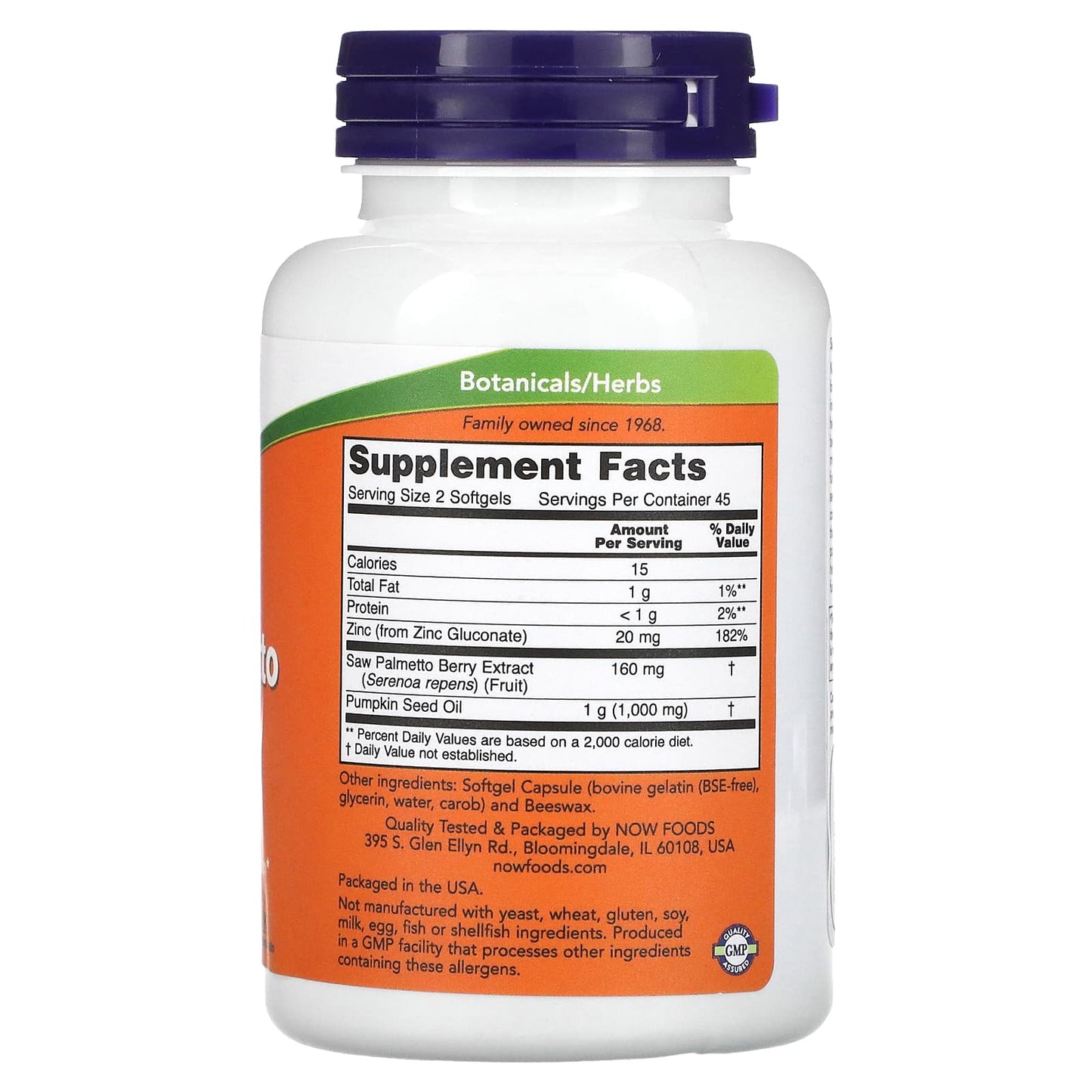 NOW Foods Saw Palmetto Extract