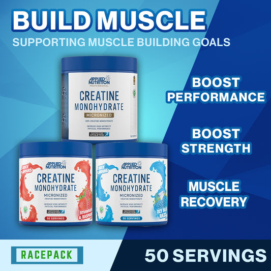 Applied Nutrition Creatine Monohydrate Powder 250g 50 Servings