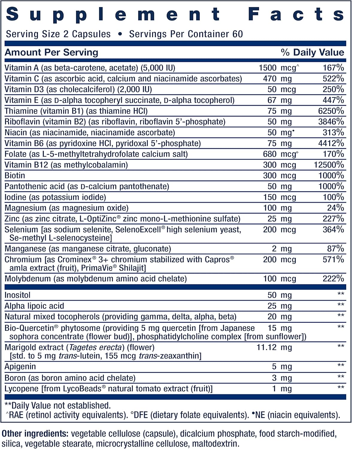 Life Extension  Two-Per-Day Multivitamin