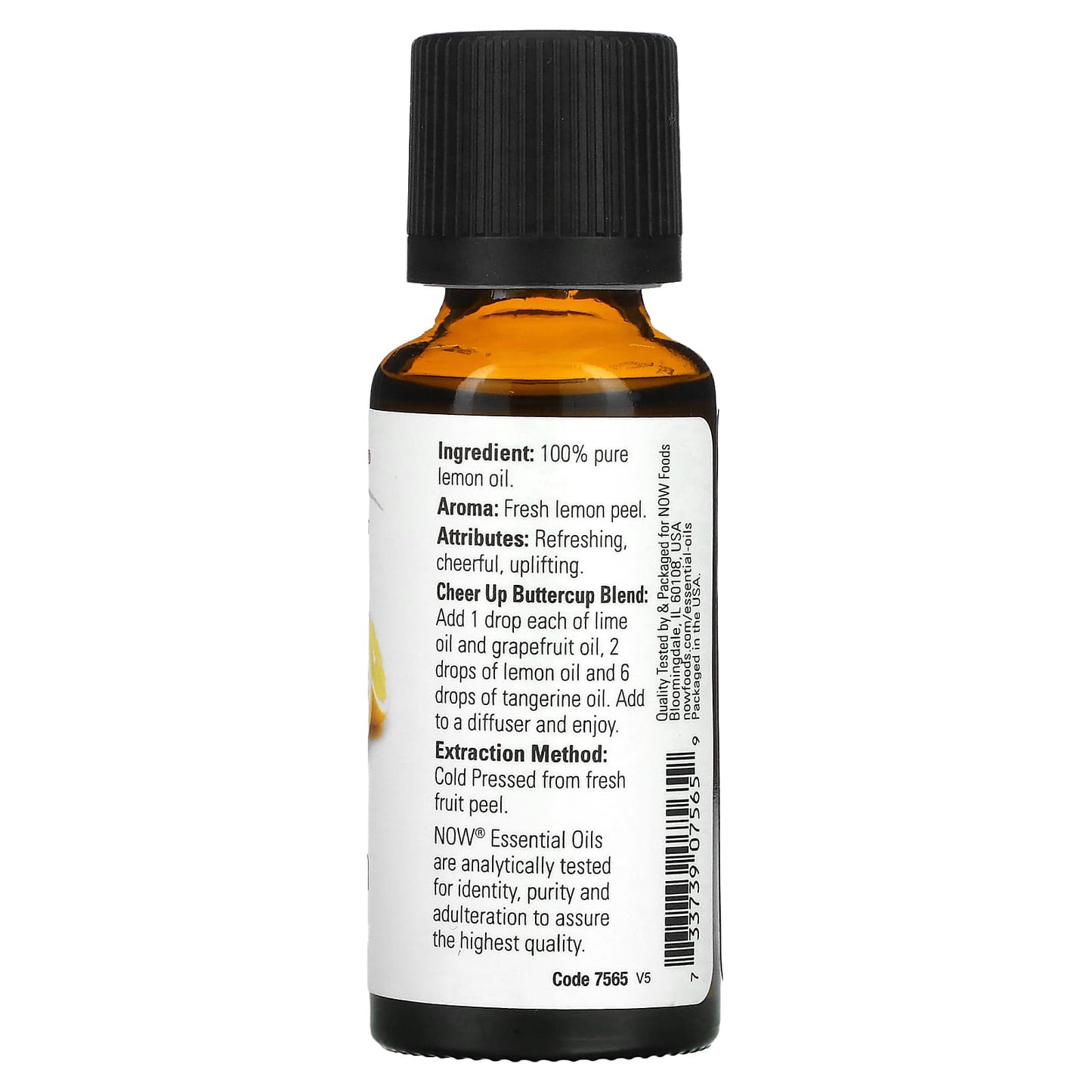 NOW Essential Oils Lemon Oil