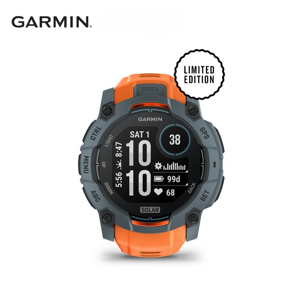 [2 Years Warranty] GARMIN Instinct 3 (Solar / Normal) - Rugged GPS Smartwatch