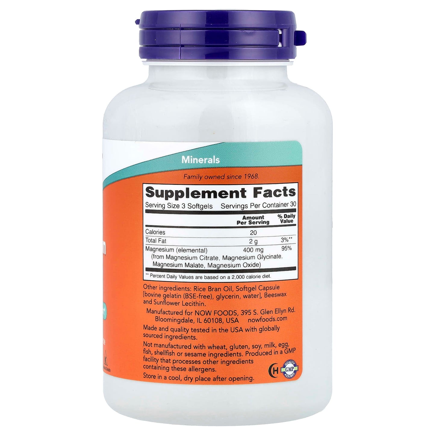 NOW Magnesium Citrate