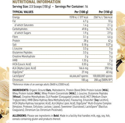 Applied Nutrition Lean Mass Gainer 2.4kg