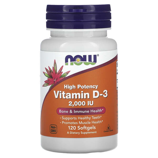 NOW Vitamin D 3 120 Ct