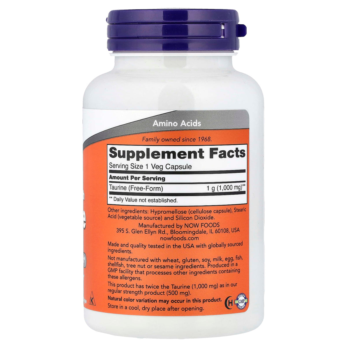NOW Taurine 1000mg