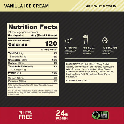 Optimum Nutrition Gold Standard Whey Protein 10LB