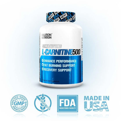 EVLution Nutrition L-Carnitine 500 120 Caps