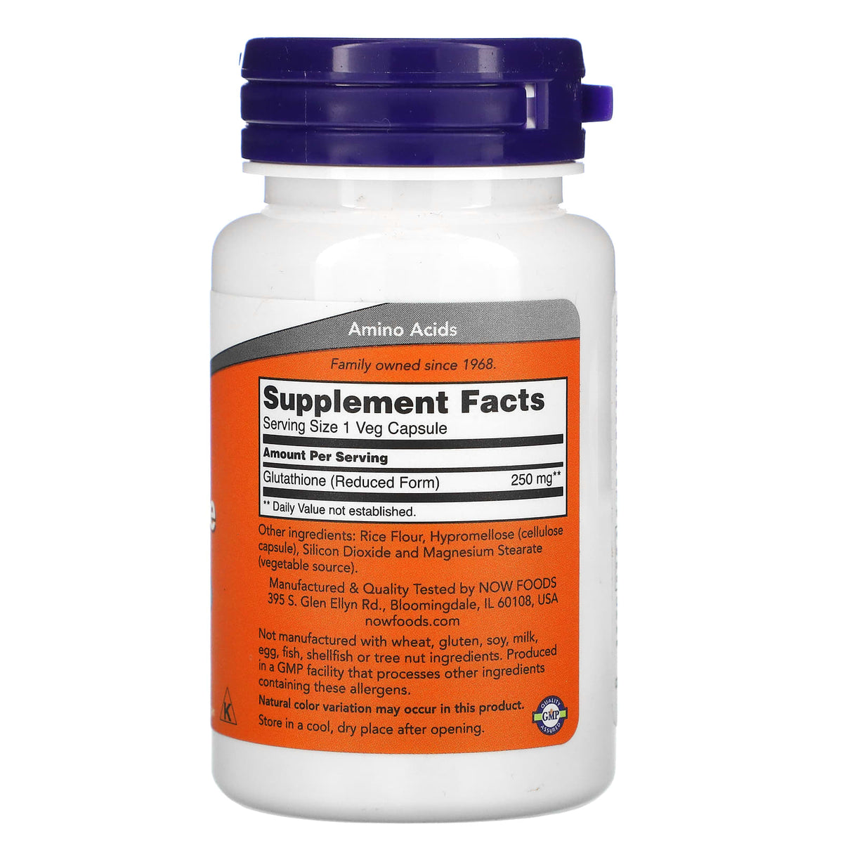 NOW Glutathione 250mg