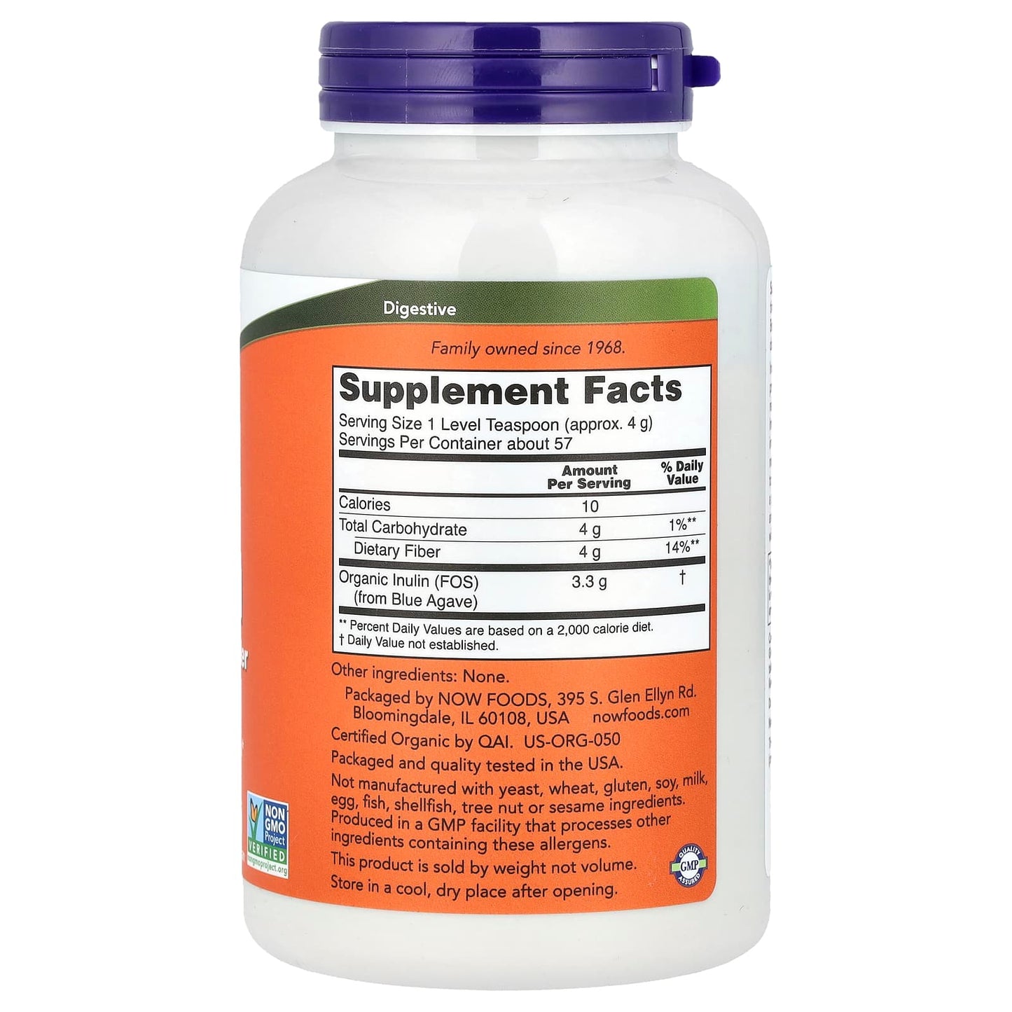 NOW Inulin Powder