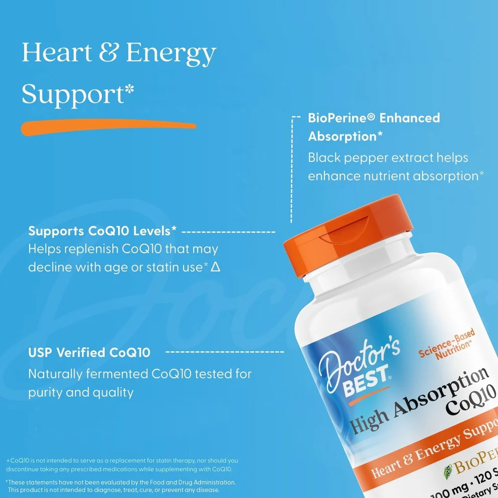 Doctor's Best High Absorption CoQ10 with BioPerine