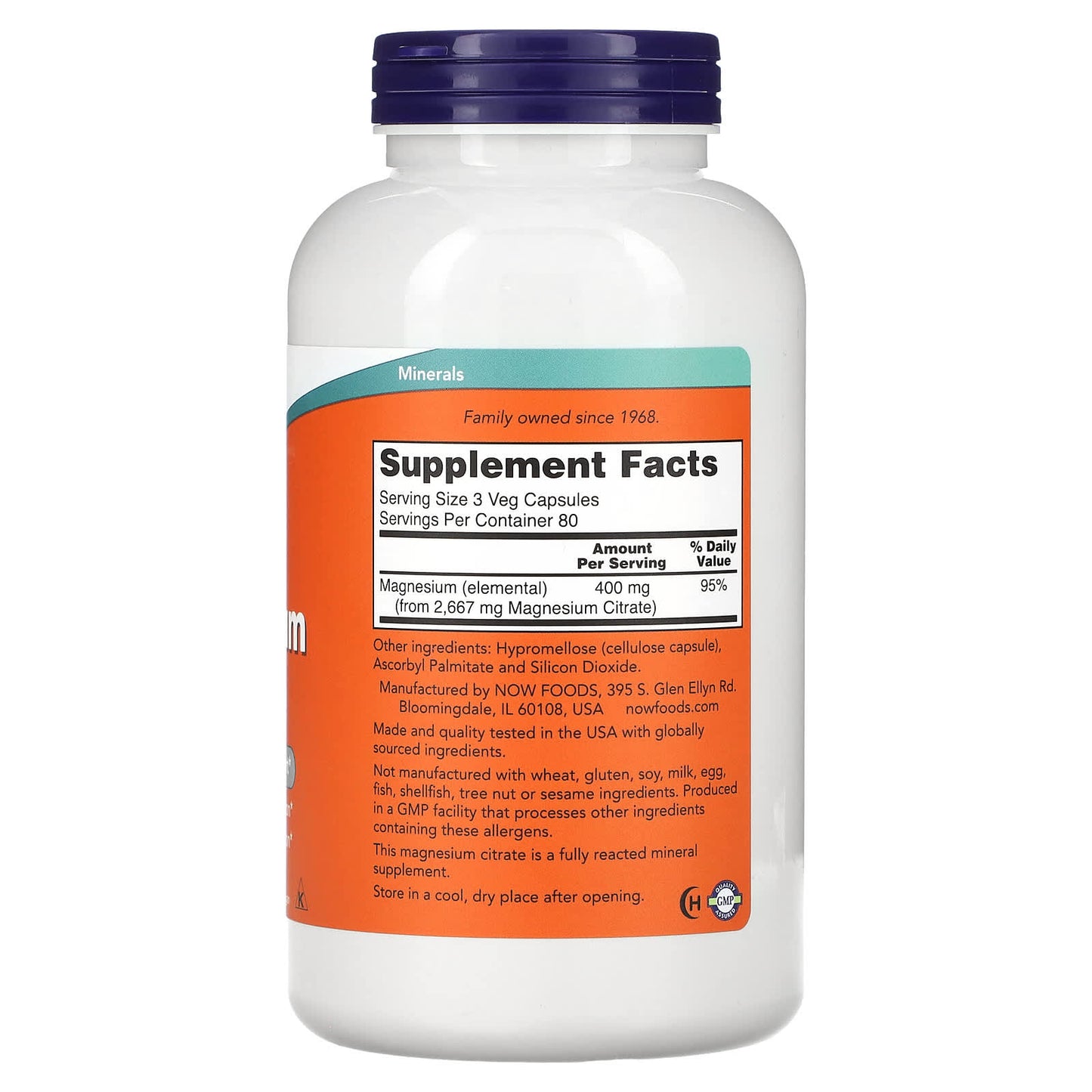 NOW Magnesium Citrate