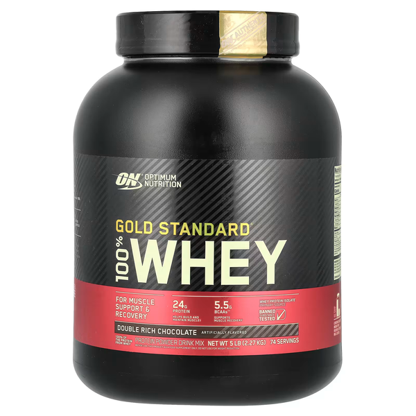 Optimum Nutrition Gold Standard Whey Protein – Available in 2lb and 5lb