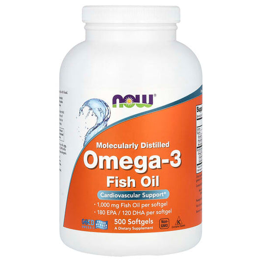 NOW Omega 3 Fish Oil 500 Ct