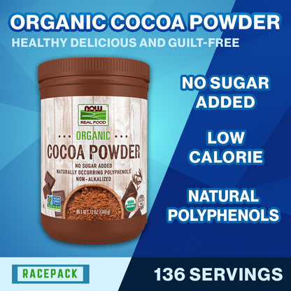 NOW Foods Cocoa Powder 340/397g