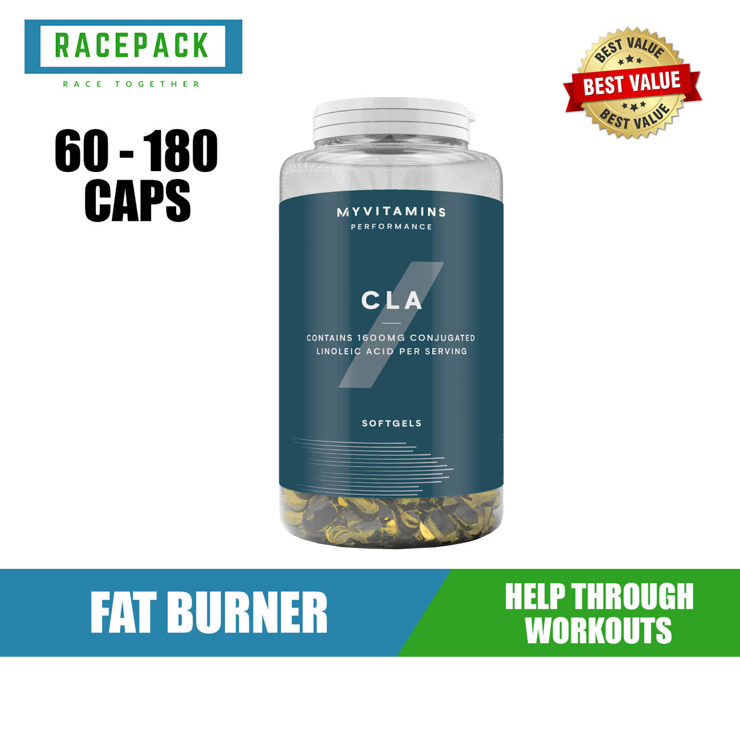 MyProtein CLA 60/120 Capsules
