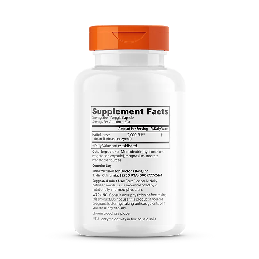 Doctor's Best Nattokinase 2,000 FUs