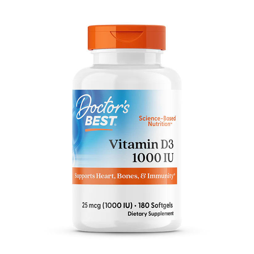 Doctor's Best Vitamin D3, 180 Softgels
