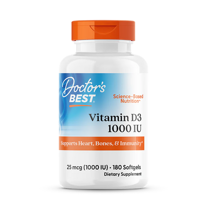 Doctor's Best Vitamin D3, 180 Softgels