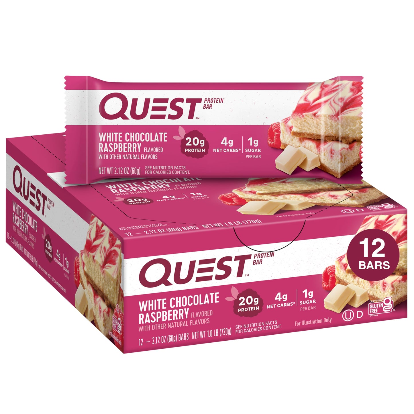 QUEST Nutrition Protein Bar – Low-Carb, High-Protein Snack for Healthy Diets