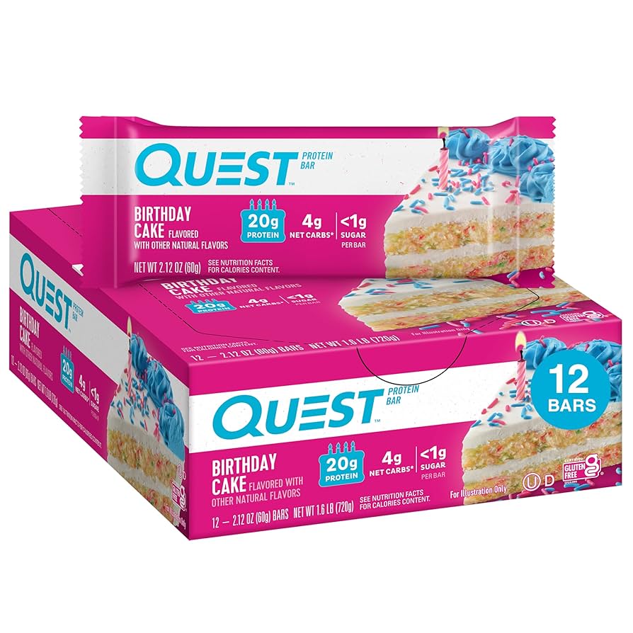 QUEST Nutrition Protein Bar – Low-Carb, High-Protein Snack for Healthy Diets