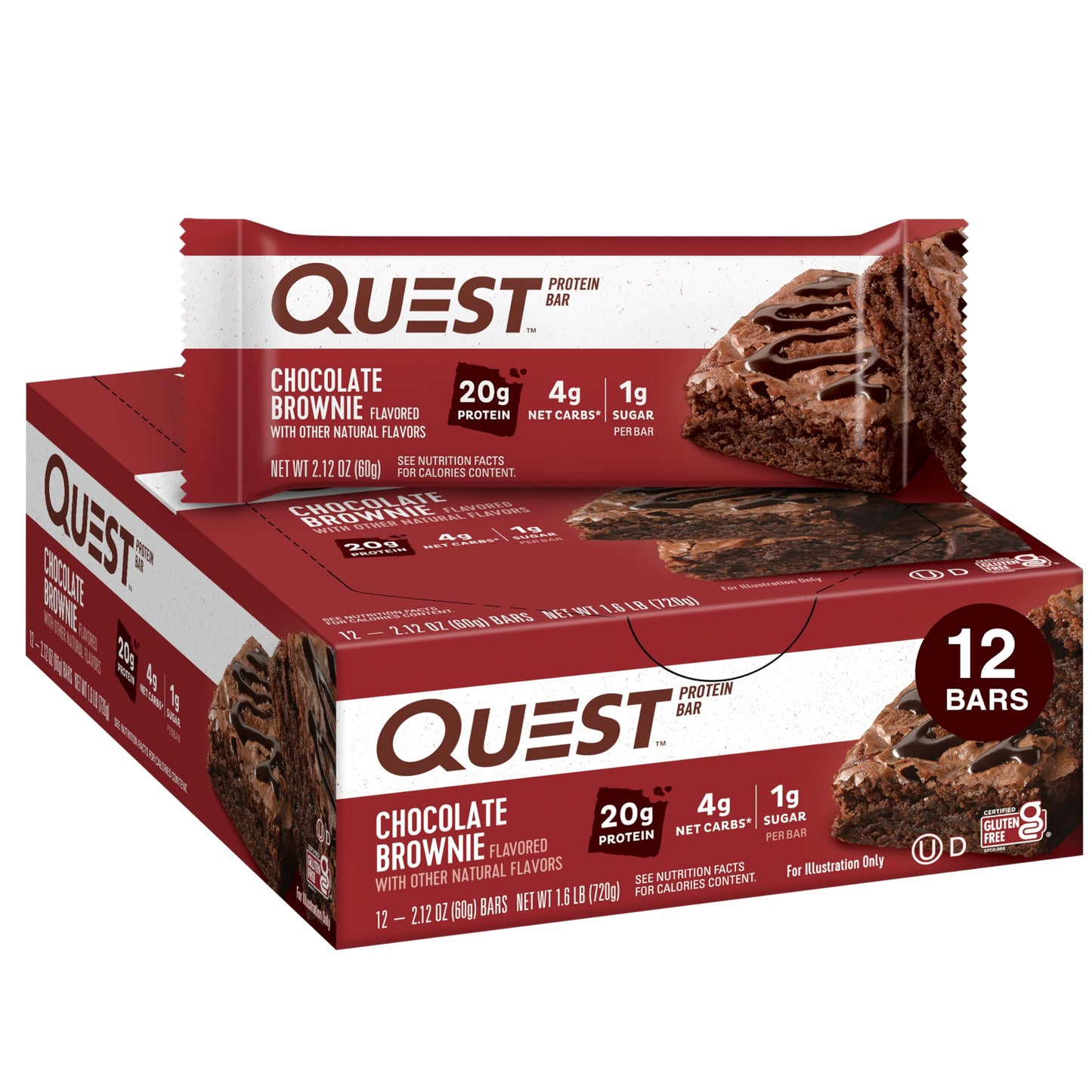 QUEST Nutrition Protein Bar – Low-Carb, High-Protein Snack for Healthy Diets