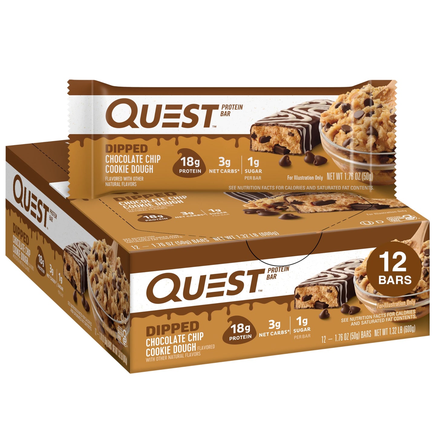 QUEST Nutrition Protein Bar – Low-Carb, High-Protein Snack for Healthy Diets
