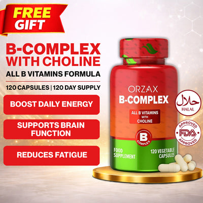 Orzax Vitamin B Complex 120 Caps