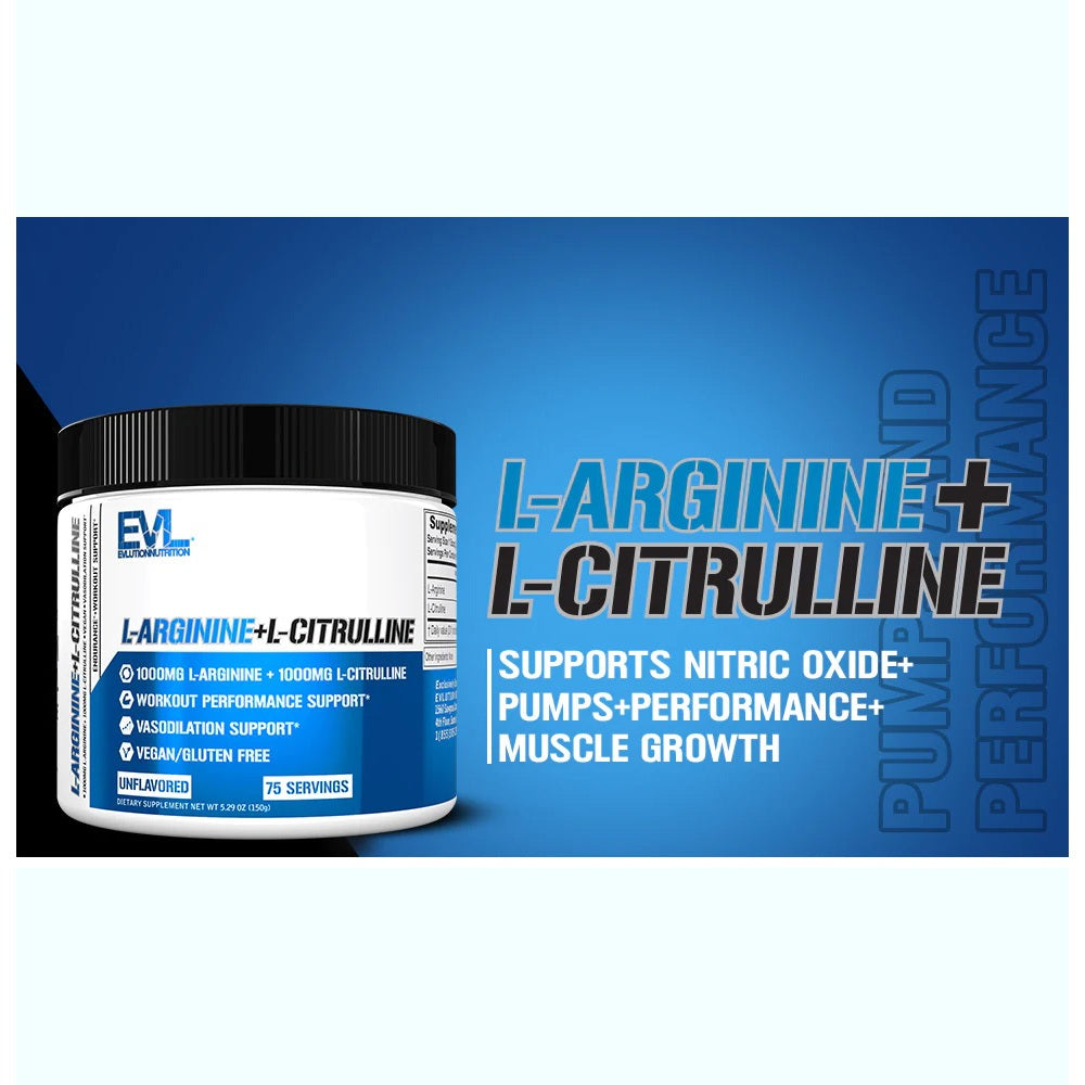 EVLution Nutrition L-Arginine + L-Citrulline