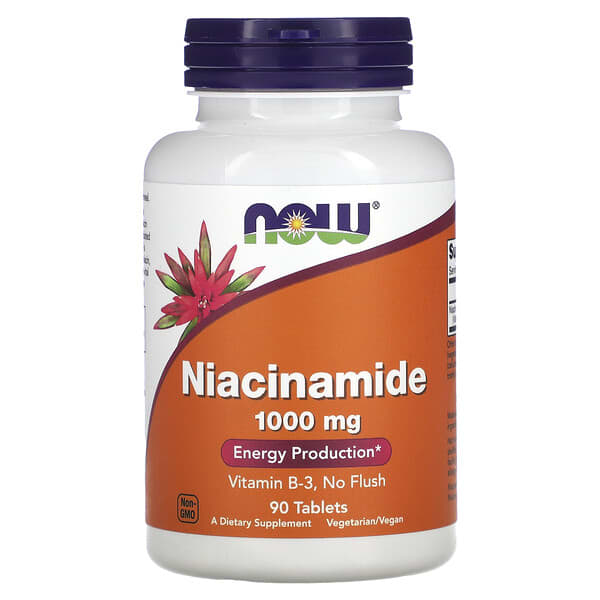NOW niacinamide tablets