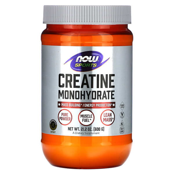 NOW Sports creatine monohydrate powder 600g