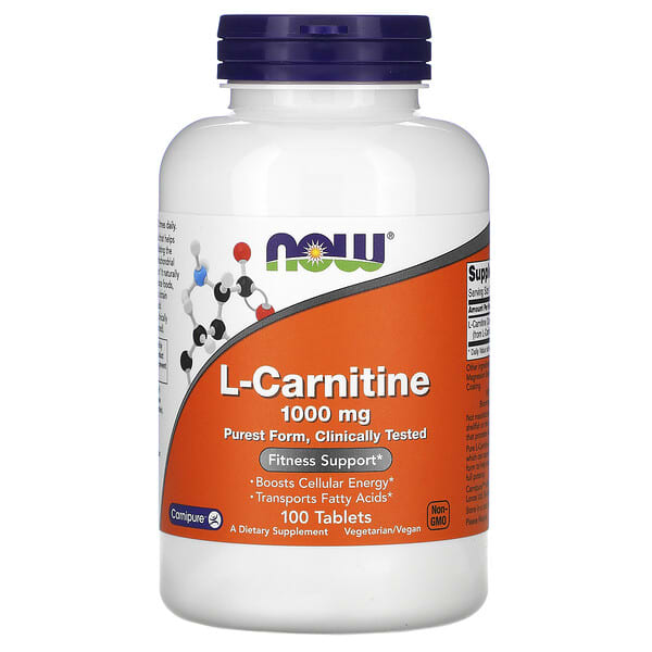 NOW L-carnitine 100 tablets