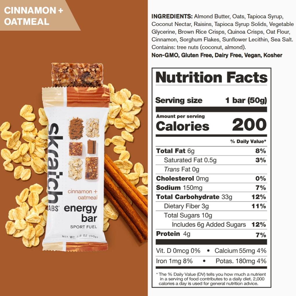 Skratch Labs Energy Bar 3/6 Pack