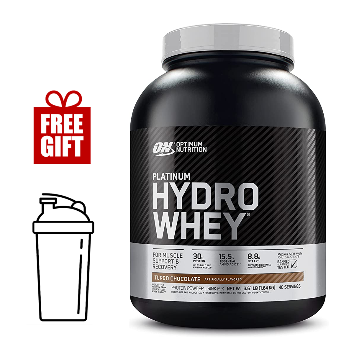 Optimum Nutrition Platinum Hydro Whey – Fast-Absorbing Hydrolyzed Protein Powder