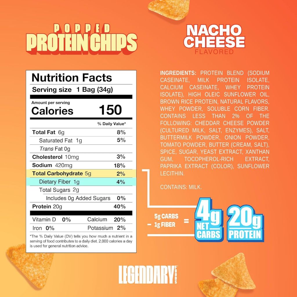 Legendary Foods Baked Protein Chips 3/5 Pack