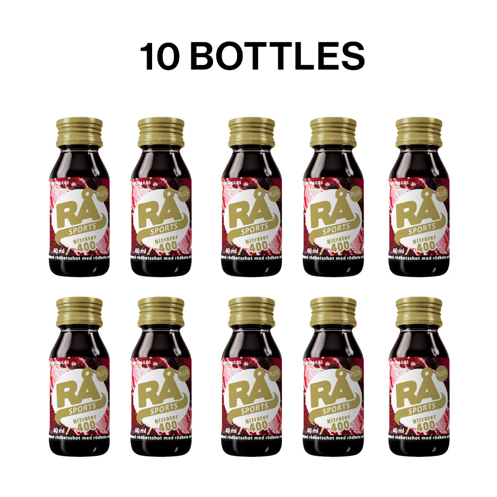 RA Swedish Beetroot Juice Shot 400mg Nitrate 60ml – 5,10 Bottles | Endurance, Running & Marathon