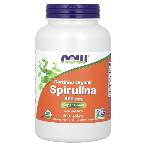 NOW Spirulina 500 Tab