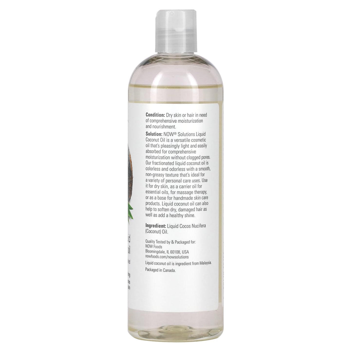 NOW Solutions Liquid Coconut Oil