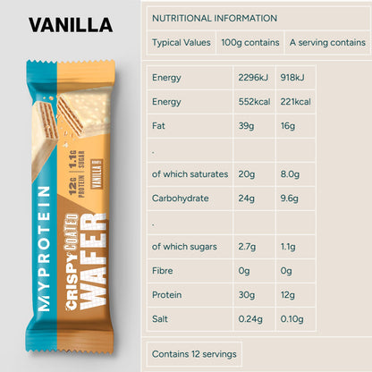 Myprotein Crispy Coated Wafers 12 Pack