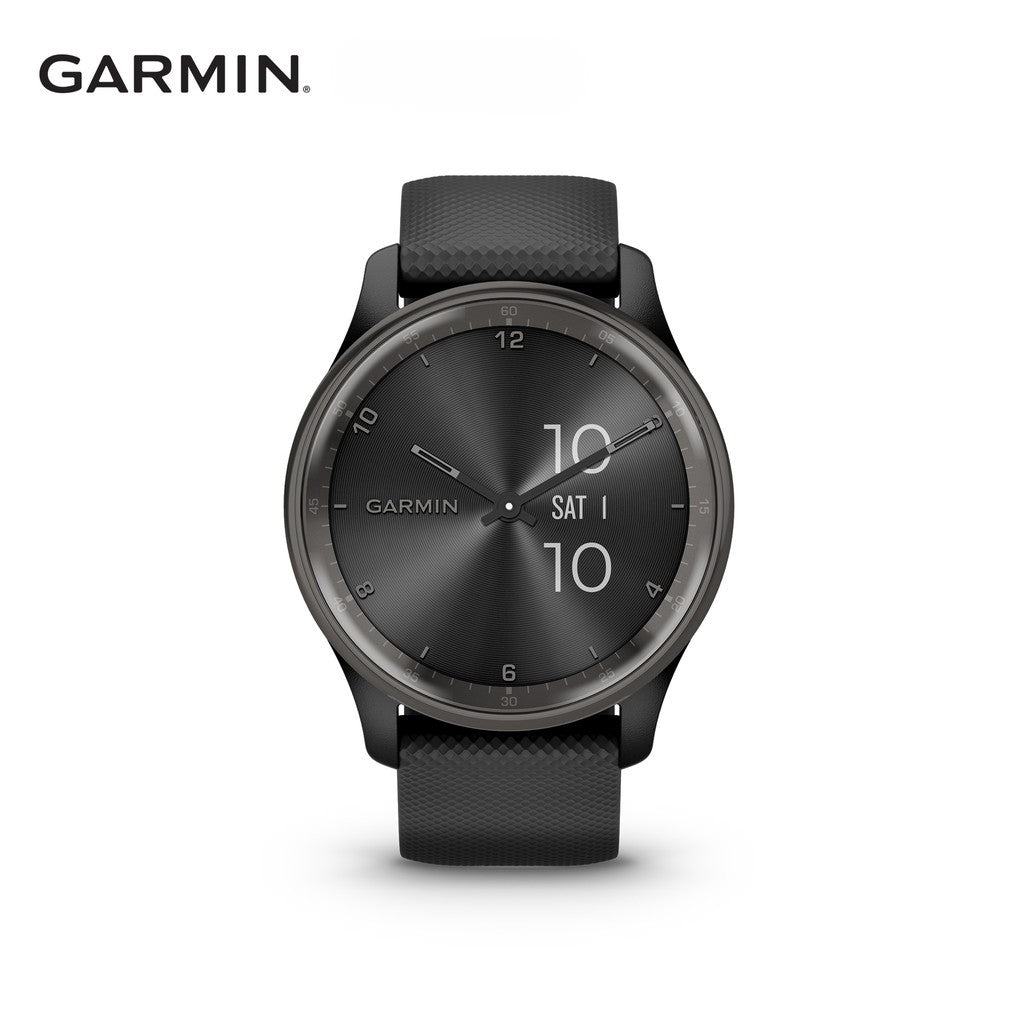 [2 Years Warranty] Garmin Vivomove Trend - Wireless Charging Hybrid Smartwatch - Classic Analog