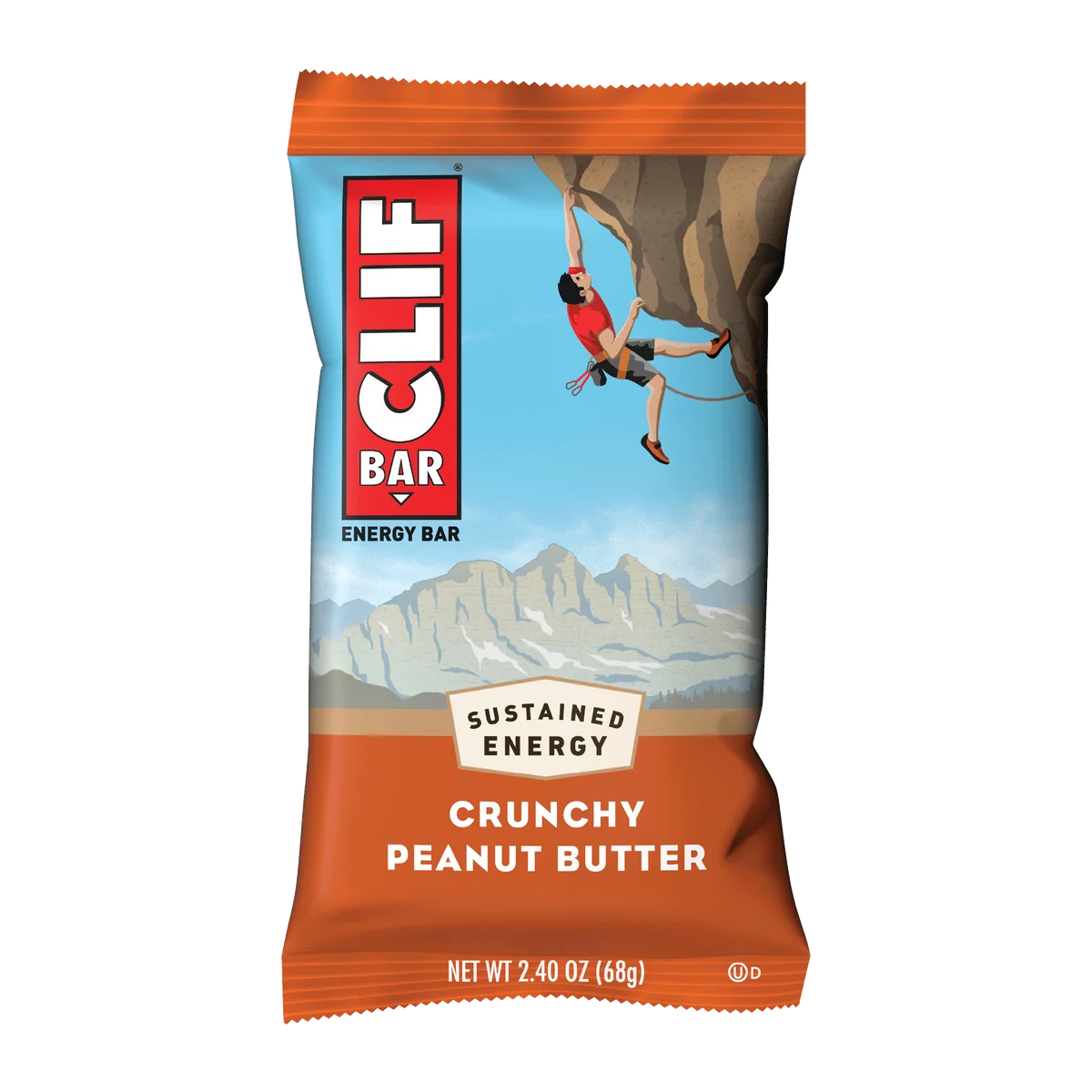 CLIF BAR Crunchy Peanut Butter Energy Bar 68g