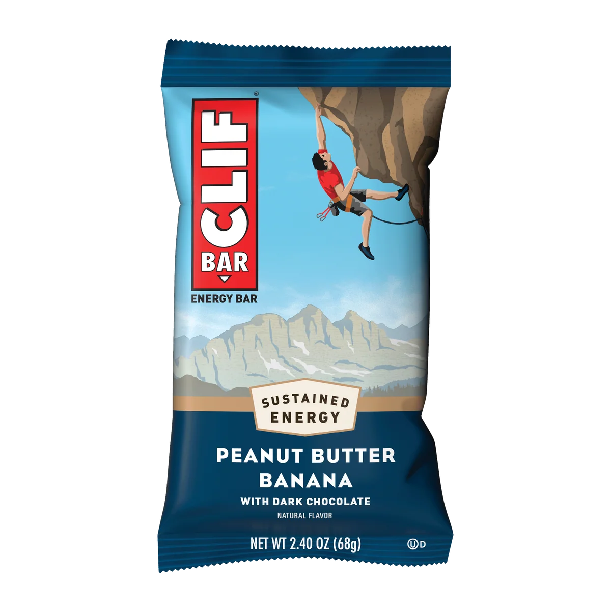 CLIF BAR Peanut Butter Banana with Dark Chocolate Energy Bar 68g