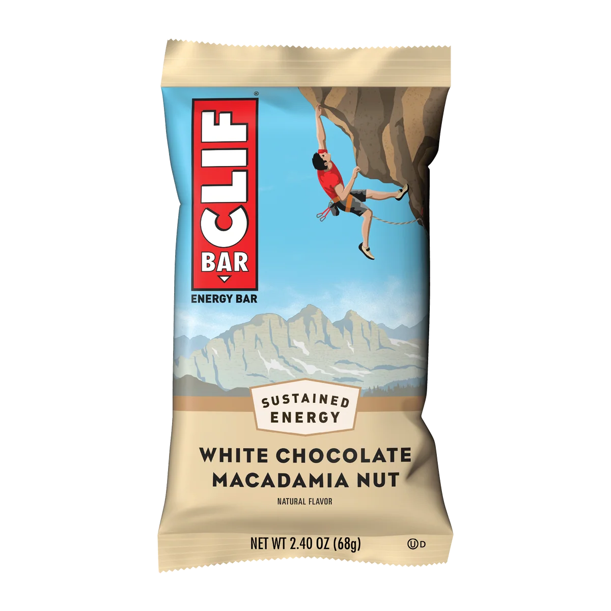 CLIF BAR White Chocolate Macadamia Nut Energy Bar 68g