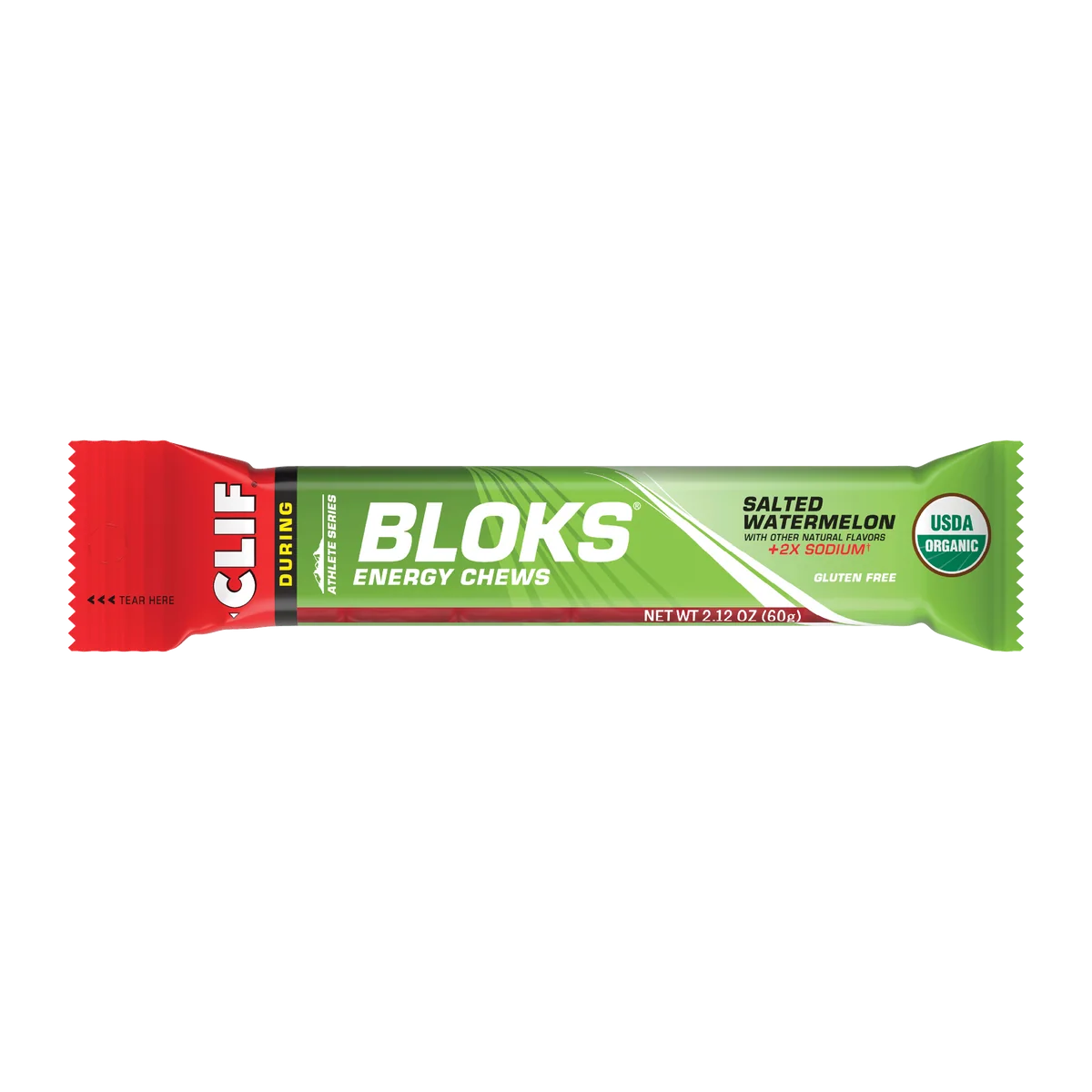 CLIF Bloks Salted Watermelon Energy Chews 60g