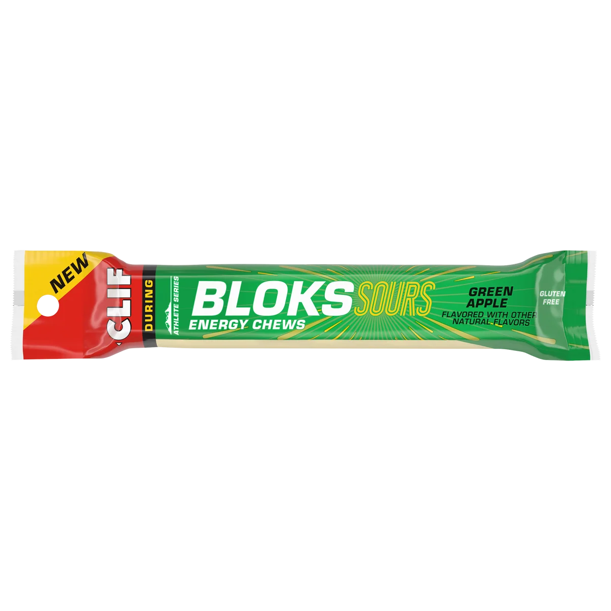 CLIF Bloks Sour Green Apple Energy Chews 60g