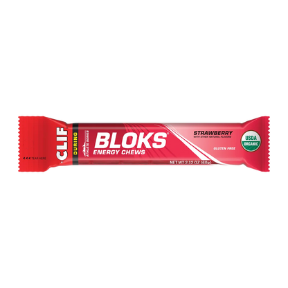CLIF Bloks Strawberry Energy Chews 60g