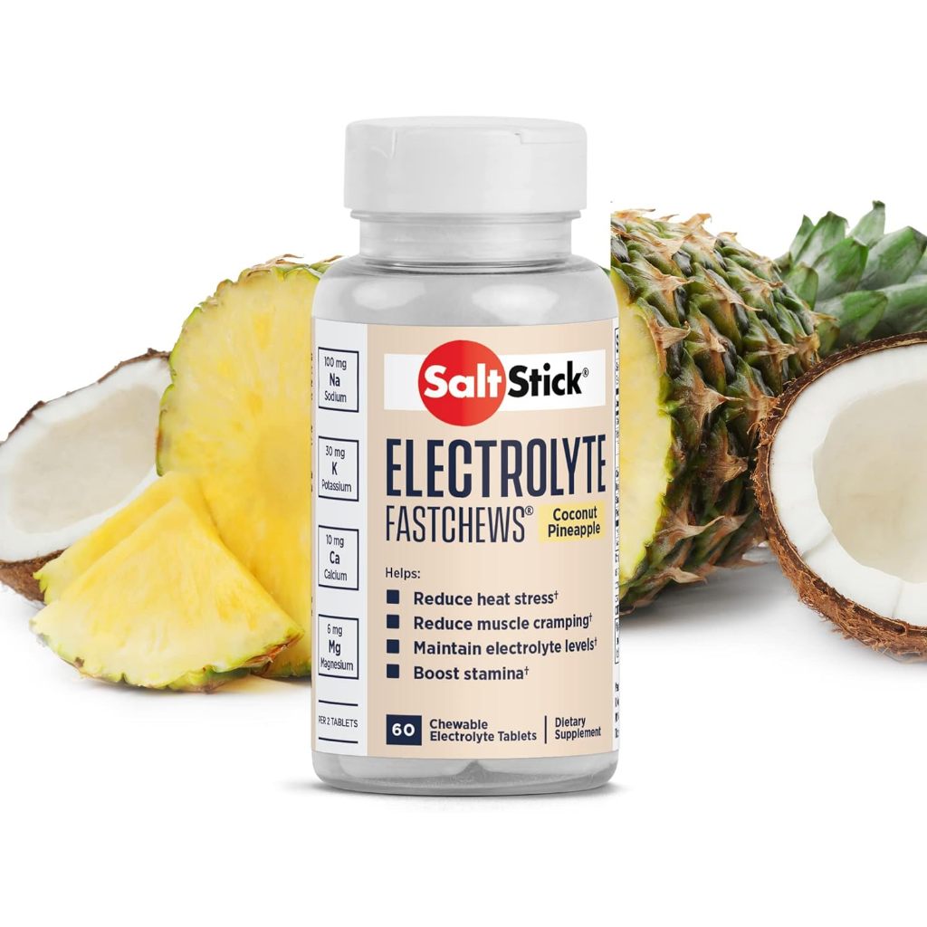SaltStick Fastchews Electrolyte Tablets – 60 Chewable Tablets for Hydration