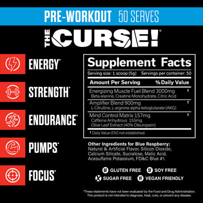 JNX Sports The Curse Pre-Workout 50 Servings