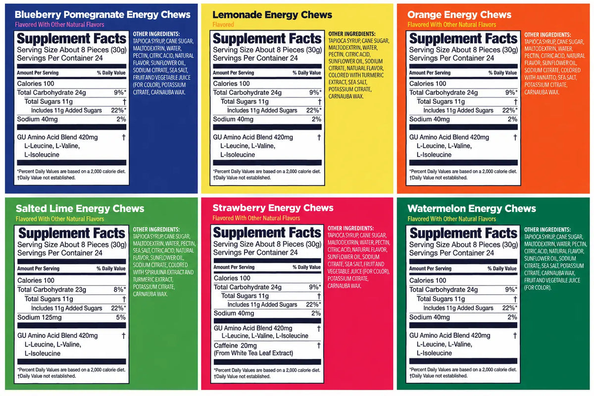GU Energy Chews | Running & Endurance Fuel